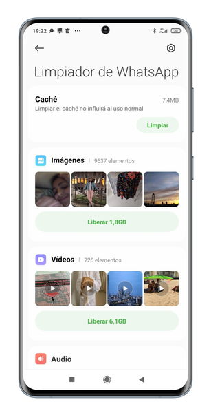 WhatsApp, Cómo usar el 'Limpiador de WhatsApp' en tu móvil Xiaomi, DATA
