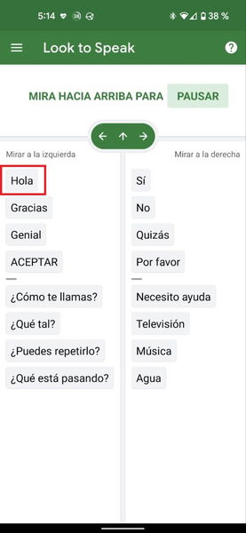 Esta nueva aplicación de Google te permite hablar con los ojos