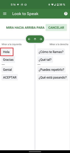 Esta nueva aplicación de Google te permite hablar con los ojos