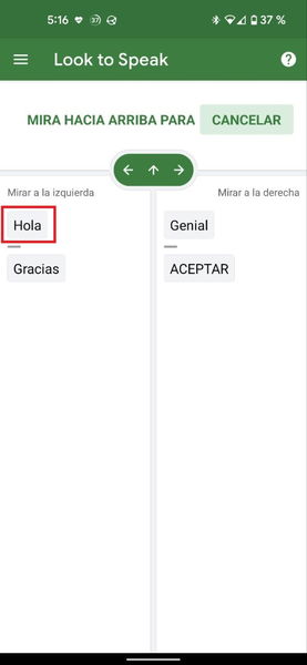 Esta nueva aplicación de Google te permite hablar con los ojos