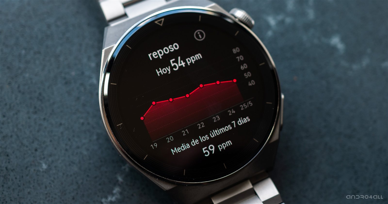 Correa de titanio sin huecos para Huawei Watch 3 Pro / Watch 3Pro, nueva  pulsera gris de