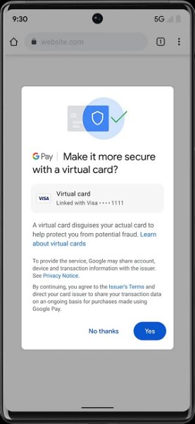 Las tarjetas de pago virtuales llegan a Android y Chrome para que tus compras sean más seguras