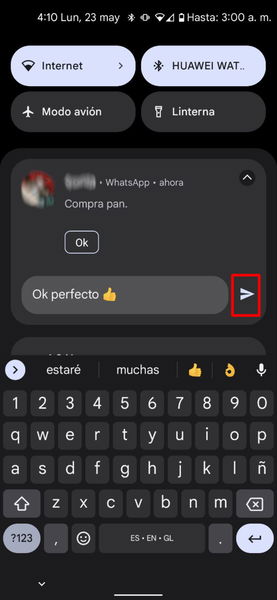 Cómo leer y responder mensajes de WhatsApp sin abrir la aplicación