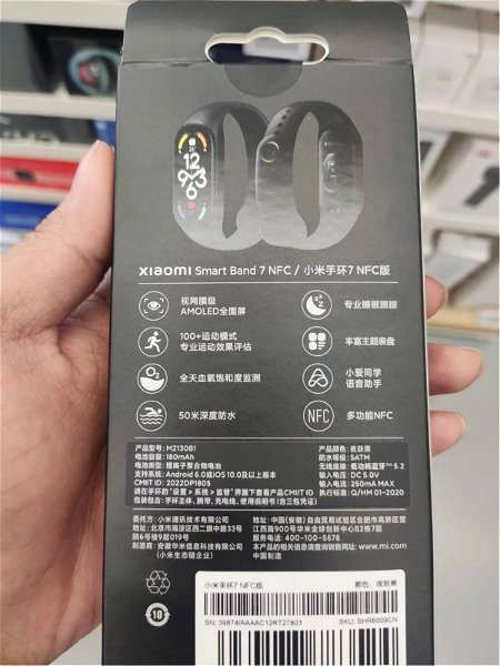 La Xiaomi Mi Band 7 se filtra al completo: estas son todas sus especificaciones