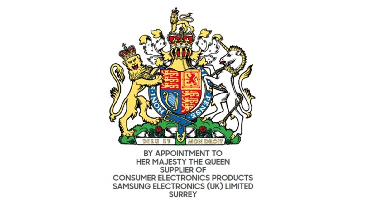 Certificación The Royal Warrant de Samsung