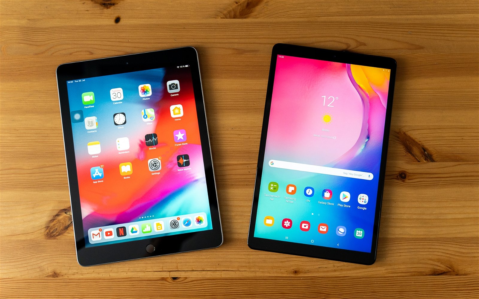 tablets Apple y Samsung