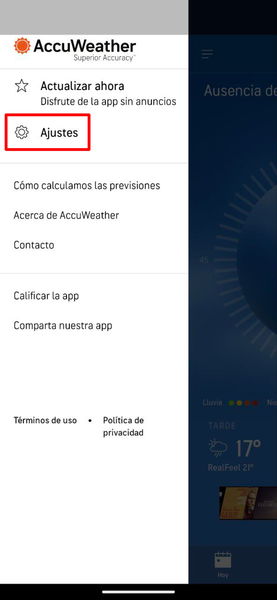 Cómo configurar una alerta por calor extremo o por alta radiación solar en tu móvil Android