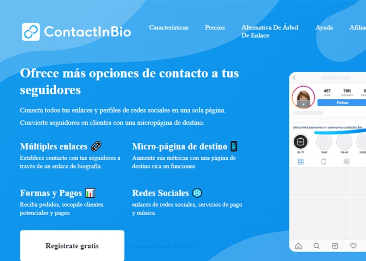 ContactInBio: ofrece más opciones de contacto a tus seguidores