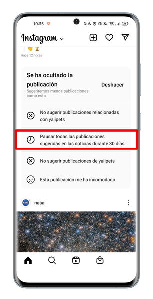 Cómo desactivar las sugerencias de publicaciones de Instagram con dos sencillos pasos