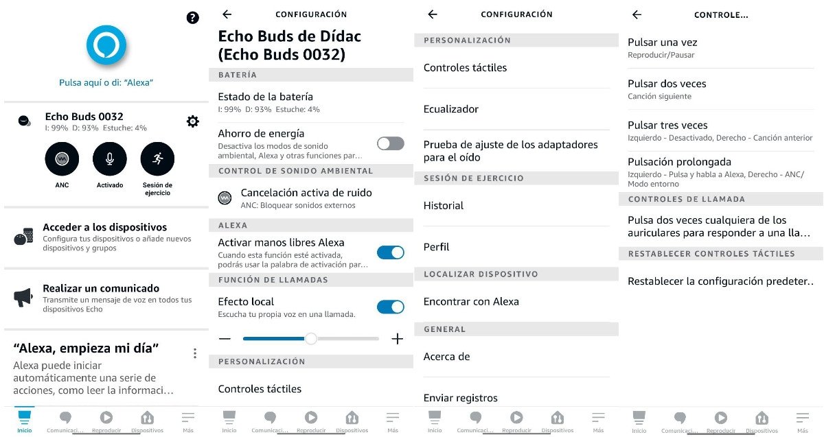 Echo Buds 2 capturas de pantalla app