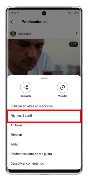 Cómo fijar tus mejores fotos de Instagram en la parte superior de tu perfil