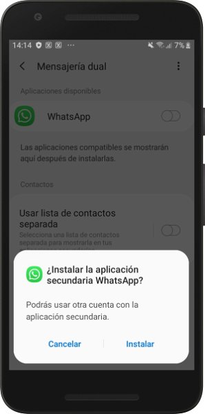 Así es como puedes tener dos cuentas de WhatsApp diferentes en tu móvil Samsung