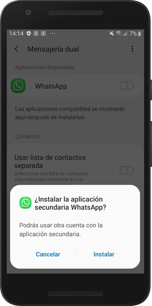 Así es como puedes tener dos cuentas de WhatsApp diferentes en tu móvil Samsung