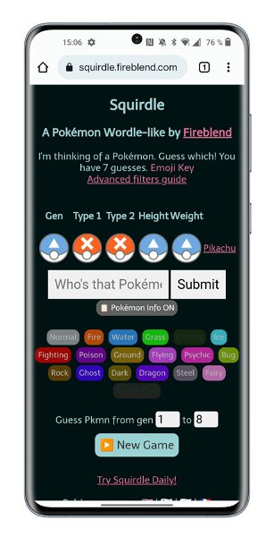 Squirdle, el Wordle solo apto para fans de Pokémon: así puedes jugarlo