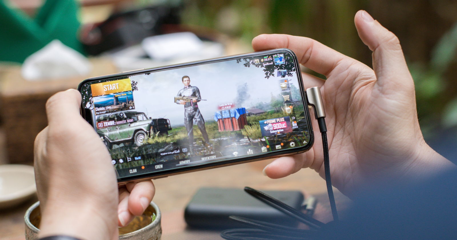 Juego en un móvil Android