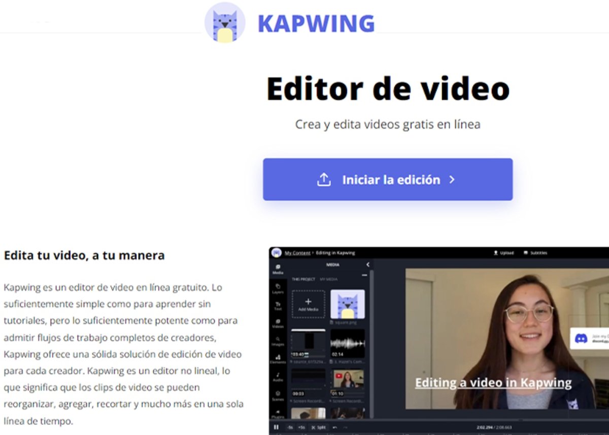 Kapwing: crea y edita vídeos gratis en línea 