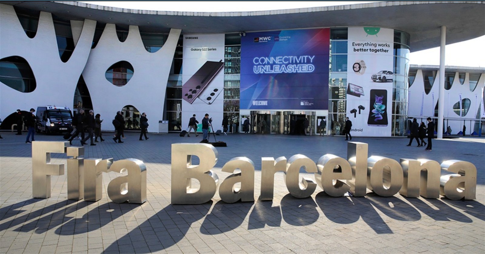 Fira Barcelona durante el MWC 2022