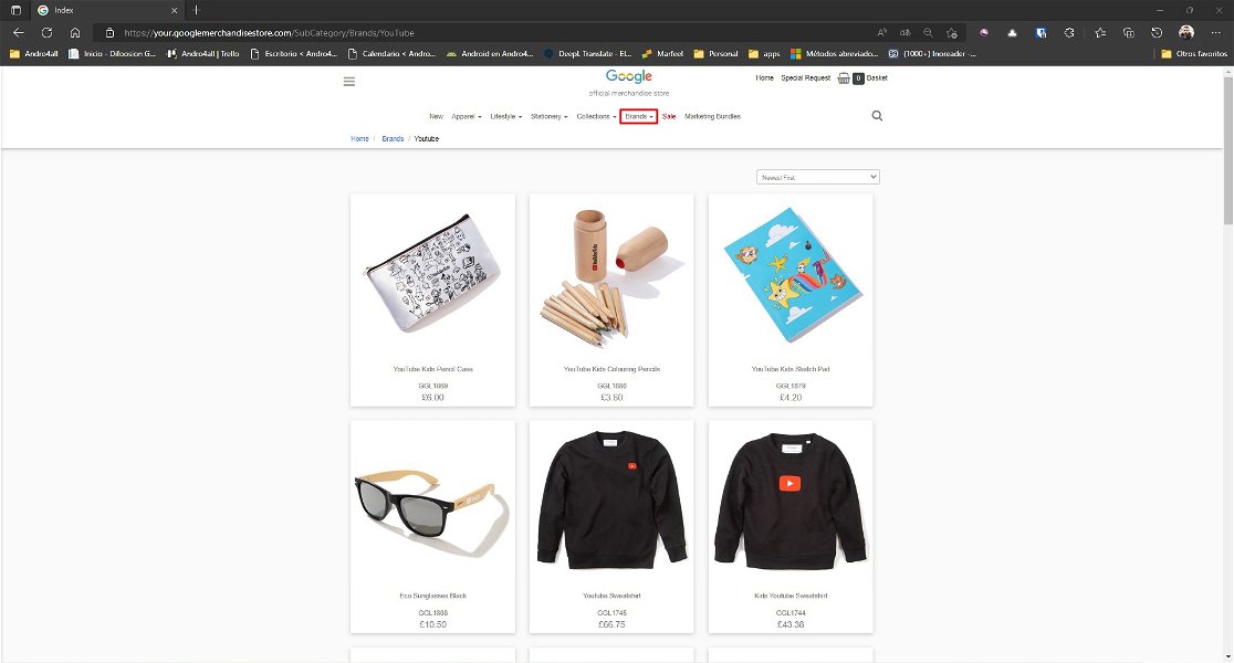 No mucha gente lo sabe, pero Google tiene una tienda online solo para comprar merchandising del buscador