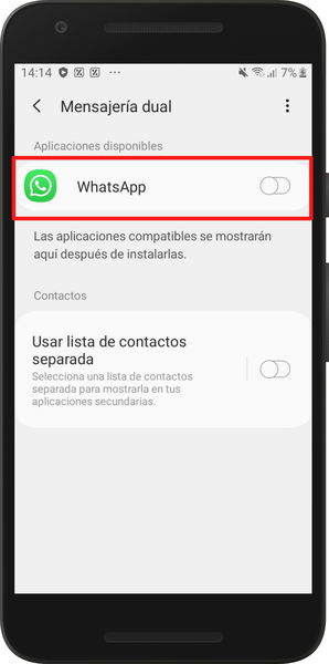 Cómo usar dos cuentas de WhatsApp en el mismo teléfono móvil