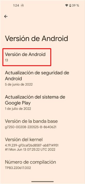 Google revela por fin el huevo de pascua de Android 13