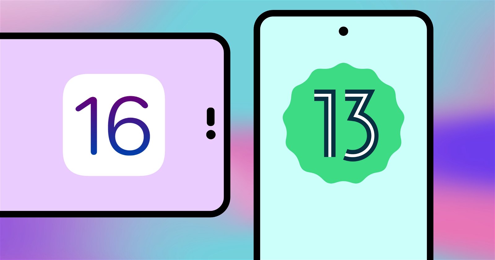 iOS 16 y Android 13