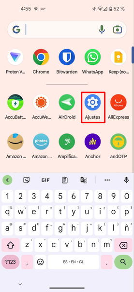 Como crear un acceso directo al gestor de contraseñas de Google en la pantalla de inicio de tu móvil Android