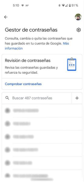 Como crear un acceso directo al gestor de contraseñas de Google en la pantalla de inicio de tu móvil Android