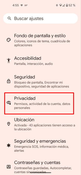 Como crear un acceso directo al gestor de contraseñas de Google en la pantalla de inicio de tu móvil Android