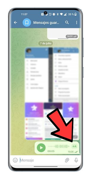 Transcribe las notas de voz con Premium: Telegram acaba de adelantar a WhatsApp con su nueva función