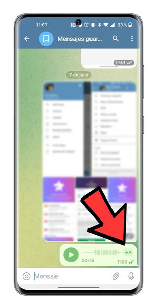 Transcribe las notas de voz con Premium: Telegram acaba de adelantar a WhatsApp con su nueva función