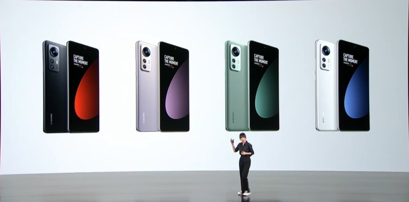 Colores del Xiaomi 12S