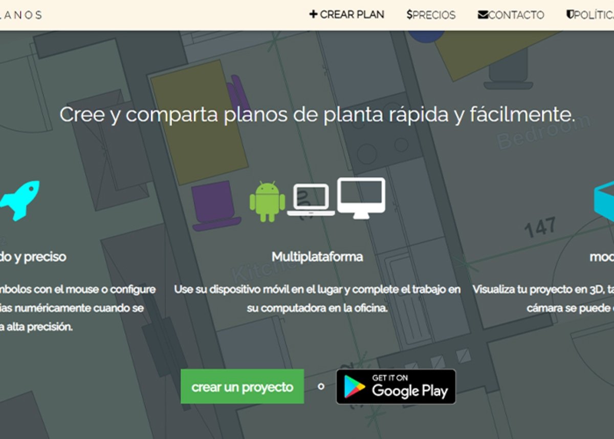Floor Plan Creator: app para crear planos desde cero