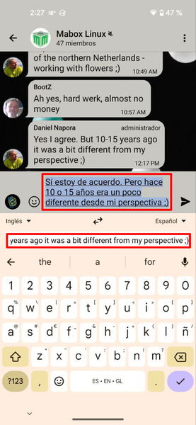 Así puedes traducir texto en tiempo real con el teclado de tu móvil