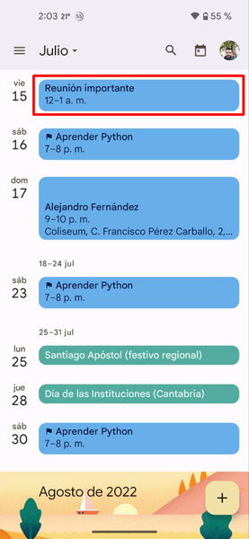 Con este truco del calendario de Google no te perderás ningún evento