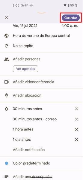 Con este truco del calendario de Google no te perderás ningún evento