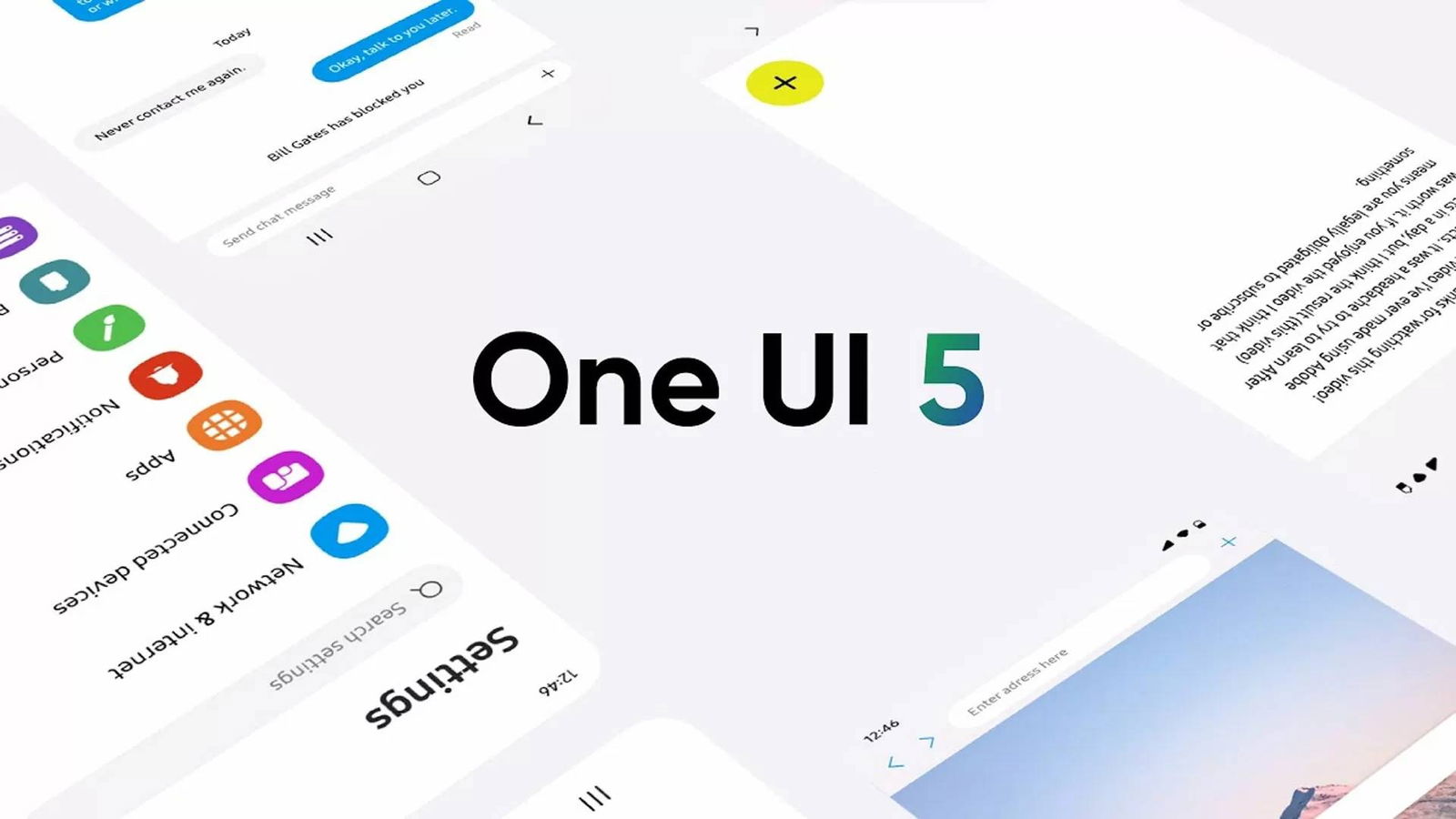 Обои one ui 5