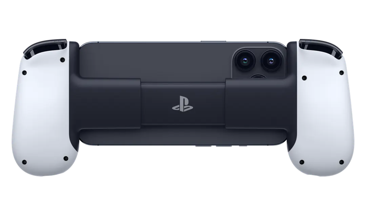 Parte trasera del BackBone One con logo de PlayStation