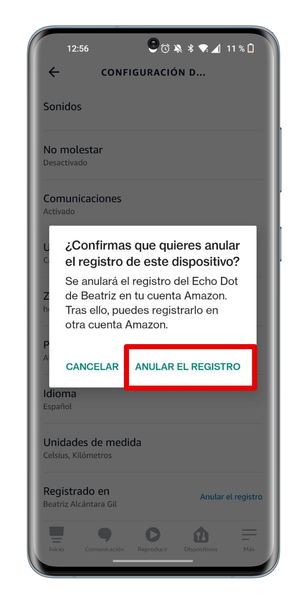 Resetear alexa Eco Dot a su estado de fabrica 