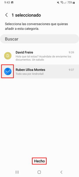 Si tienes un móvil Samsung este truco es perfecto para organizar tus mensajes