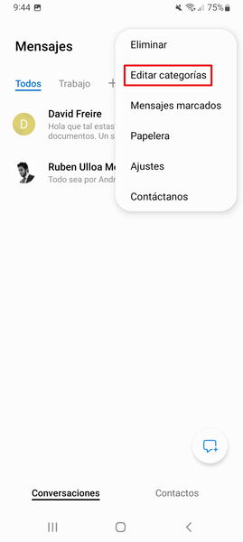 Si tienes un móvil Samsung este truco es perfecto para organizar tus mensajes