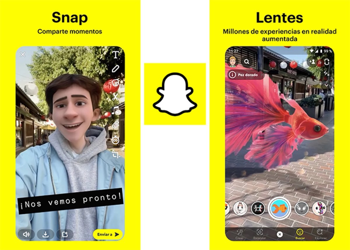 Snapchat: millones de experiencias en realidad aumentada
