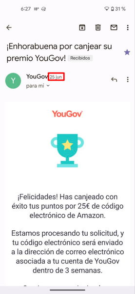 Así es como he ganado 25 euros en seis meses respondiendo encuestas con una app