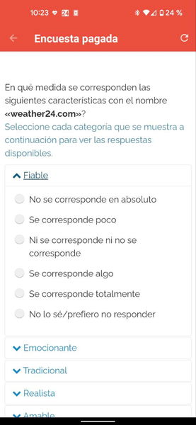 Así es como he ganado 25 euros en seis meses respondiendo encuestas con una app