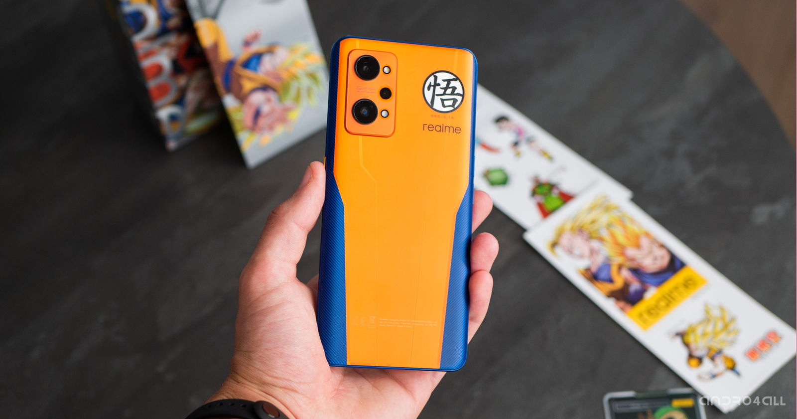 Parte trasera del realme GT Neo 3T Dragon Ball