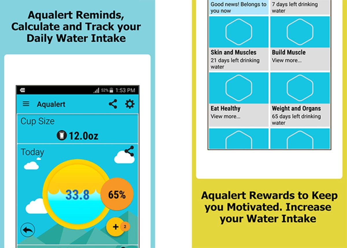Crea el hábito de beber agua con ayuda de Aqualert