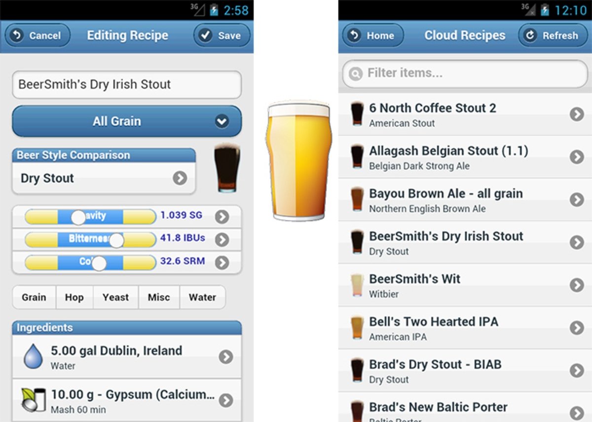 BeerSmith 3 Mobile Homebrewing: recetas de cervezas y vinos 