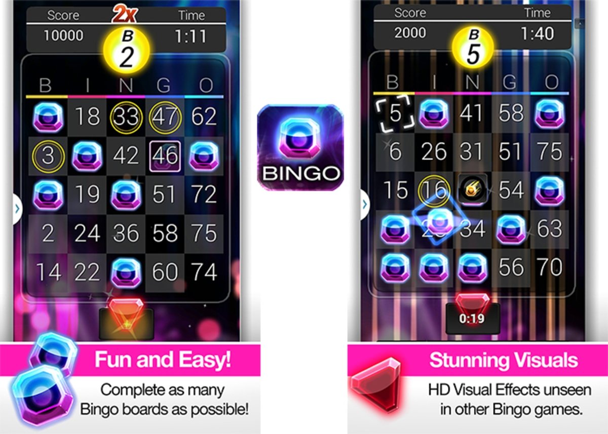 Bingo Gem Rush Free Bingo Game: completa tu tarjetón y gana premios increíbles
