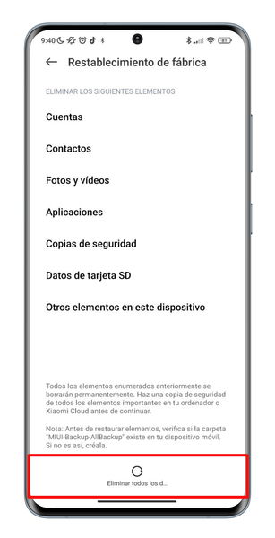 Deja tu móvil Xiaomi como nuevo: así puedes restablecer todos sus datos en 4 pasos