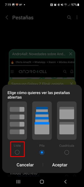 Los mejores trucos del navegador de tu móvil Samsung