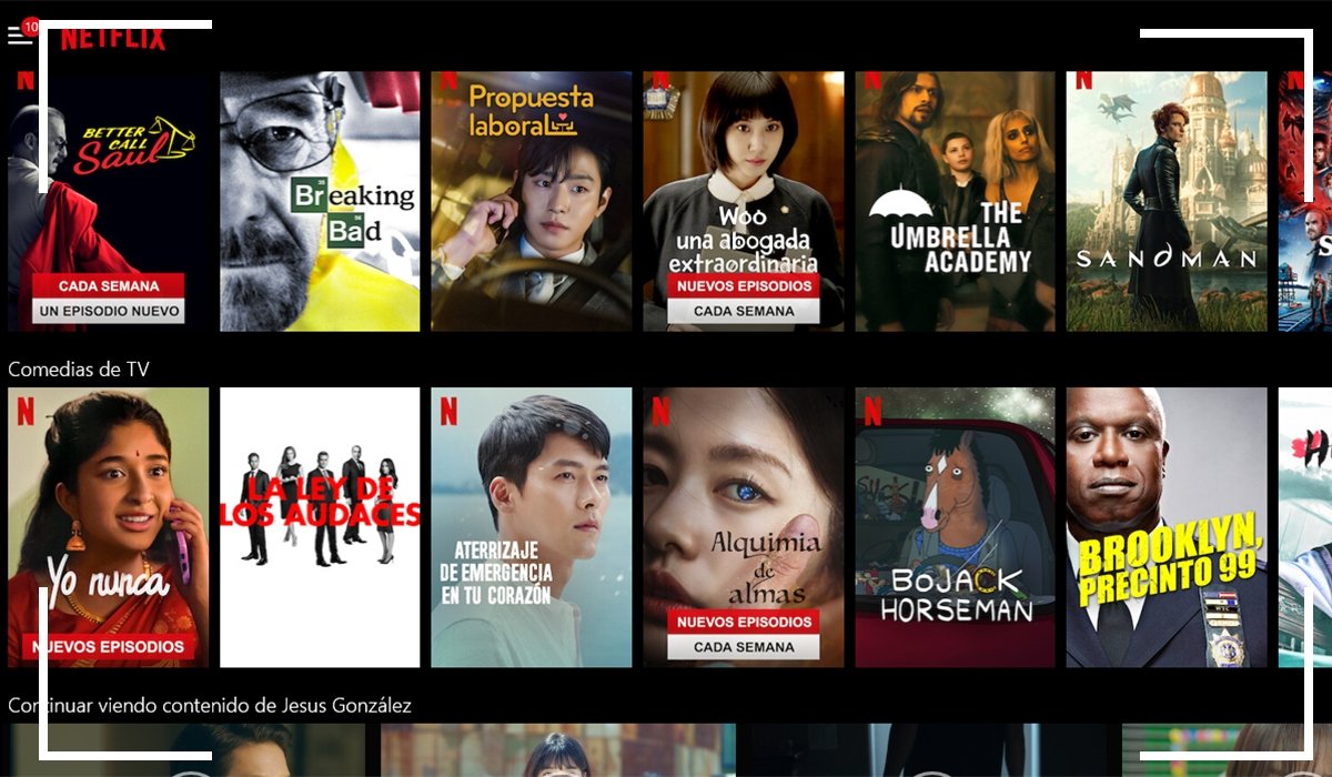 Netflix evita que hagamos capturas de pantalla por derechos de autor